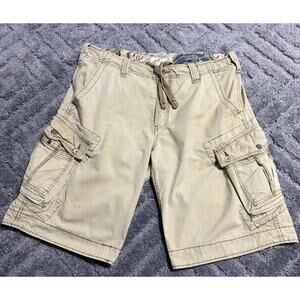 Vintage Jet Lag Cargo Shorts Mens 38 Organic Sanforized Utility Pockets Y2K